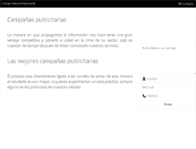Tablet Screenshot of campanaspublicitarias.com
